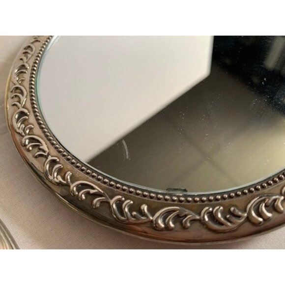 Vintage Vanity Silver Plated Hand mirror brush & comb set - Picture 12 of 16